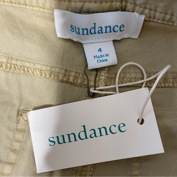 NWT SUNDANCE Floral Embroidered Cargo Boyfriend Pants - Picture 7 of 9